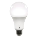 QNECT Smart Home LED-lampa, E27, WiFI 2,4GHz, 9W, dimbar, vit