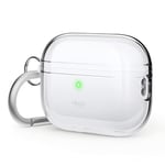 elago Coque Transparente Compatible avec Apple AirPods Pro 2ème Génération Étui - Housse de Protection avec Porte-Clés, Ruban Gel Inclus, Recharge sans Fil, Réduit Le Jaunissement (Transparente)