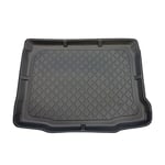 Bagagerumsmatta lamplig for Skoda Yeti HB5 062009112017 nedre bagageutrymmet med mini reservdack eller dack r