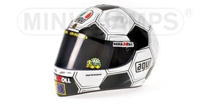 Minichamps 328080086 HELMET AGV VALENTINO ROSSI MOTOGP BARCELONA 2008 scale 1:2