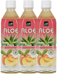 20 St Tropical Aloe Vera Persika Läskedryck 500 ml - Hel Låda