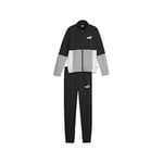 PUMA Boys Colorblock Poly Cl B Track Suit, PUMA Black, 152 EU