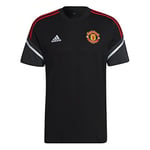 Manchester United F.C. Men's Mufc T Shirt, Black, L UK