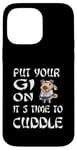 Coque pour iPhone 14 Pro Max Mettez votre Gi On It's Time To Cuddle - Chien Carlin