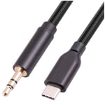 USB C to 3.5mm Audio Aux Cable Speaker and Headphone 3.5 mm Aux Audio Cable9107