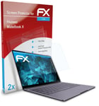 atFoliX 2x Screen Protection Film for Huawei MateBook X Screen Protector clear