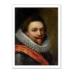 Artery8 Lyon Portrait Henry Frederick Prince Of Orange Artwork Framed Wall Art Print 18X24 Inch