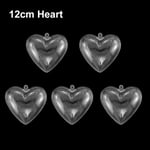 5pcs Transparent Balls Egg Star Heart Shape Candy Box 12cm