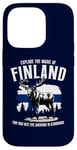 iPhone 14 Pro Finland's Beauty Adventure Nature Outfit Moose Scandinavian Case