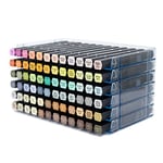 Crafter's Companion Ultimate Clear Alcohol Pen Stackable Storay Trays - Box of 6 - Easily Assembled - Perfect Desk Art Storage