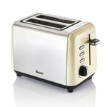 Swan TownHouse 2 Slice Toaster ST14015CN (Cream)