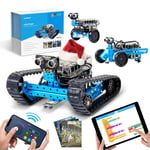 Makeblock mBot Ranger Robot Programmable 3 en 1, Jouet Robotique Robot de Programmation Robot en Voiture Compatible avec Programmation Scratch/Arduino C Jeu Éducatif Jouet STEM pour 10ans+