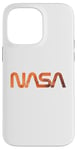 Coque pour iPhone 14 Pro Max Logo rétro de la NASA Mars Worm Patch Space Exploration Graphic