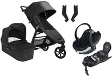 Baby Jogger City Mini GT 2.1 Duovagn inkl. BeSafe iZi Go Modular X2 &  Bas, Opulent Black/Jet Black