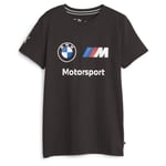 PUMA F1 T-shirt Bmw - Svart Barn, storlek YXS/116 cm