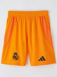 Adidas Real Madrid Junior 24/25 Away Stadium Shorts - Orange