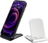 2 Supports De Téléphone Portable Pliables, Support De Téléphone Portable Portable Multi-Angle, Compatible Avec Les Ordinateurs De Tablette Samsung Huawei De 4 À 9,7 Pouces Et Autres Smartphones.[G6]