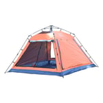 Nologo CKQ-KQ Tente de camping robuste à quatre coins carrés avec dessus automatique Pop Up instantanée Tente de randonnée ultralégère imperméable pour camping, voyage, parasol, moustiques