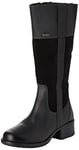 Hush Puppies Women's Samara Knee High Boot, Black, 4 UK