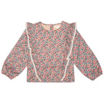 Louise Misha Tubi Blommig Blus För Baby Blush Floral World | Rosa | 24 months