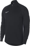 Nike M NK Dry ACDMY DRIL Top T-Shirt à Manches Longues Homme, Noir (Black/Ember Glow/(Ember Glow) 013), FR : S (Taille Fabricant : S)