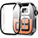 2-pack skärmskydd för Apple Watch Series 10 46 mm, Ultratunt Härdat Glas Skärmskydd för iWatch Se