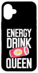 Coque pour iPhone 16 Plus Boisson énergisante Queen Energy Drink