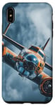 Coque pour iPhone XS Max Design aéronautique vintage du bombardier B-17 Flying Fortress de la Seconde Guerre mondiale