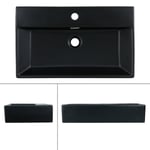 ML design | Design diskho badrum 600x365 mm fyrkant, svart matt
