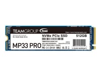 Team Group Mp33 Pro - Ssd - 512 Gb - Intern - M.2 2280 - Pcie 3.0 X4 (Nvme) - Blå/Svart