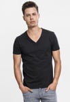 Urban Classics V-ringad T-shirt herr (XS,navy)