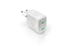 Bloc secteur MiniPro Double USB-C 35W Blanc