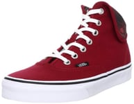 Vans U Authentic Hi 2, Baskets Mode Mixte Adulte - Rouge (Snake Chilipep), 34.5 EU (3.5 US)