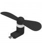 Mini Ventilateur Micro USB pour NOKIA 2.3 Smartphone Android Silencieux Rafraichie Universel - NOIR