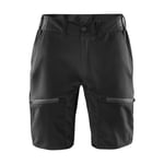 FRISTADS Carbon semistretch friluftsshorts - SVART / M