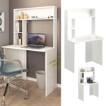 Bureau Vicco Albano, table de travail, bureau informatique, table PC, tablettes, table de bureau