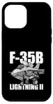 Coque pour iPhone 12 Pro Max F-35B Dessin animé amusant avions de chasse militaire