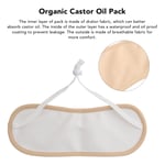 Castor Oil Neck Wrap Leakproof Reusable Thyroid Castor Oil Pack Compress For LSO