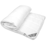 FAM Home Couette 240x220 4 Saisons Deux Couches Microfibre Lavable Hypoallerg...