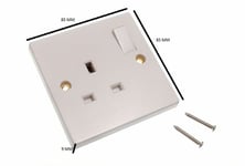 Single Wall Electric 13 Amp Plug Socket Switched 1 Gang Pack Of 100