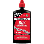 Finish Line Dry Bike Lubricant Chain Oil Drip Bottle (Teflon Plus) - 240 ml/8oz