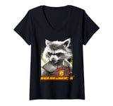 Marvel Rocket Guardians of the Galaxy Glare V-Neck T-Shirt