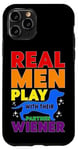 Coque pour iPhone 11 Pro Rainbow LGBT Love Weiners Dogs Love Love Funny Gay Man Pride Fun