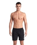 arena Fundamentals Logo Boxer Men's Swimwear for Beach and Pool, Swimwear Made of Soft Recycled Fabric with Quick Drying, Beach Boxer with Internal Mesh Briefs