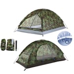 2Man Outdoor Camping Family Tent Festival Shelter Waterproof Canopy Hiking X6C3