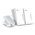 TP-LINK TL-WPA4220T Triple Pack AV600 Powerline Universal Wi-Fi Range Extender,