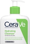 CeraVe Hydrating Cleanser | 236ml/8oz | Daily Face & Body Wash for Normal to Dry