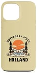 Coque pour iPhone 13 Pro Max Outdoorsy Vibes Holland Voyage Vacances Hollande