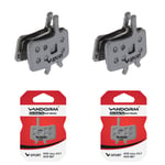 2 PAIRS Avid Juicy, BB7, Vandorm V-SPORT SEMI METALIC Disc Brake Pads