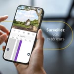 Somfy 1870472 - 2 Outdoor Camera grises - Caméras de Surveillance Extérieures avec Sirène 110 DB